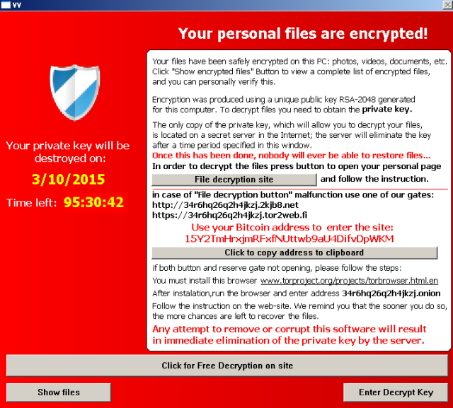 cryptolocker virüsü